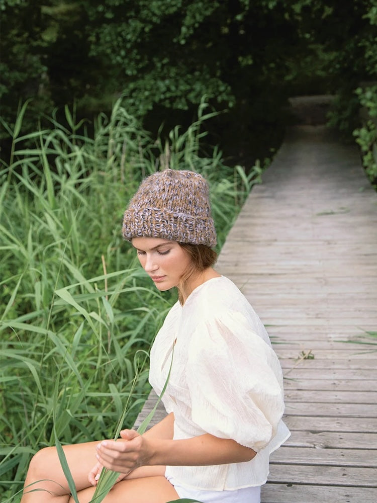 Asters Mütze von Sandnes Garn mit Kos, Borstet Alpakka und Tynn Silk Mohair 1