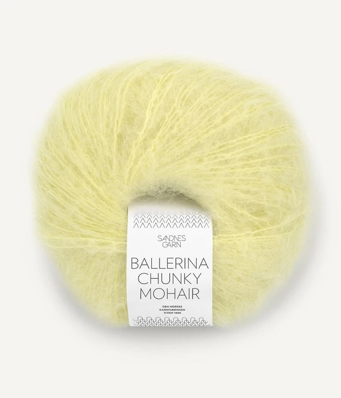 Sandnes Garn Ballerina Chunky Mohair Farbe lime punch 9523