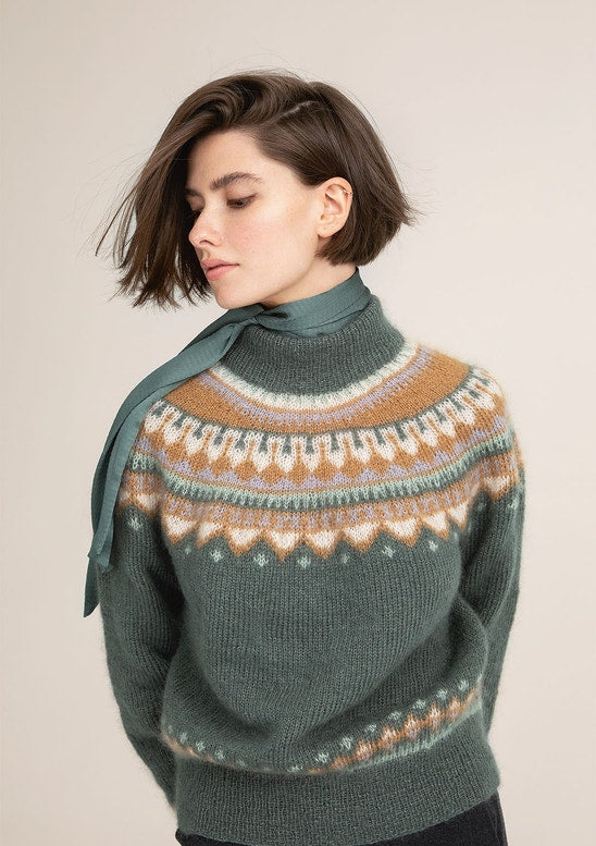 Sandnes, Grönland Sweater, Farbe: olive, 1