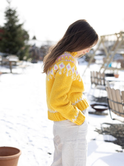 Sandnes Grynet Osterpullover aus Fritidsgarn 2