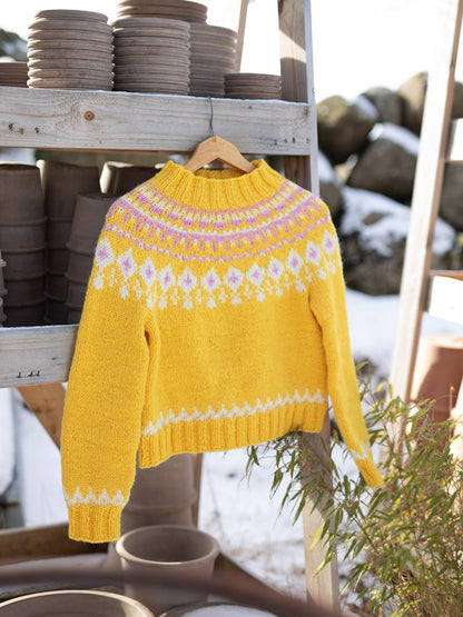 Sandnes Grynet Osterpullover aus Fritidsgarn 3