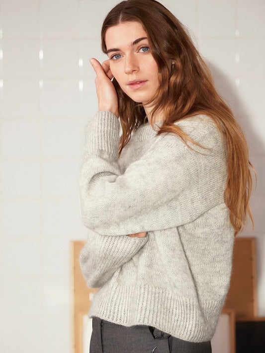 Sandnes Kollektion 2403 Heather Sweater mit Tynn Peer Gynt und Tynn Silk Mohair 1