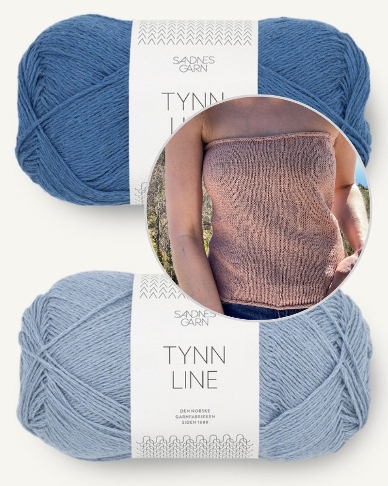 Sandy Top von Secondknit mit Tynn Line von Sandnes Garn 11