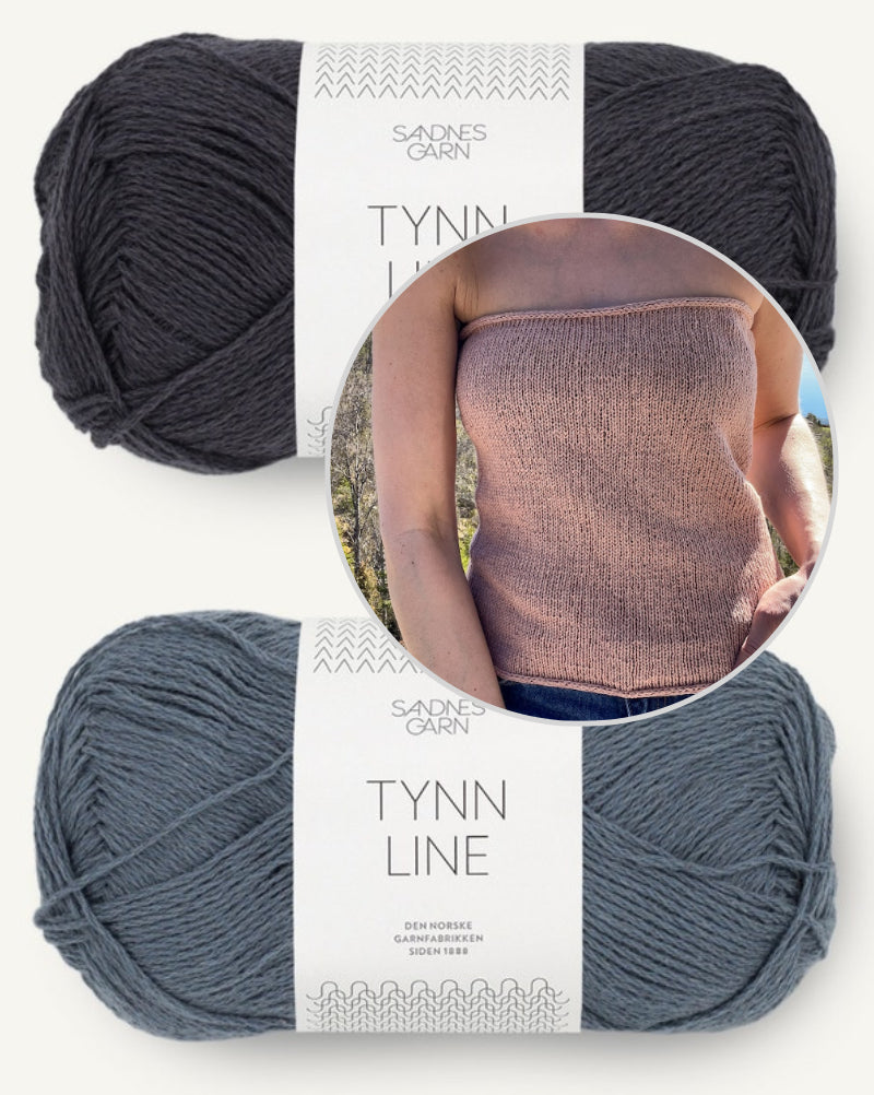 Sandy Top von Secondknit mit Tynn Line von Sandnes Garn 12