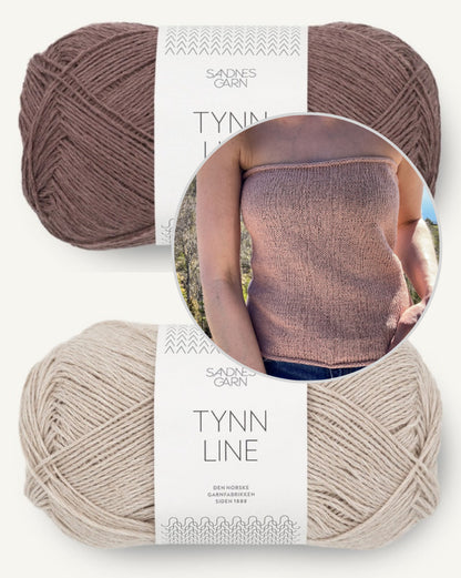 Sandy Top von Secondknit mit Tynn Line von Sandnes Garn 8