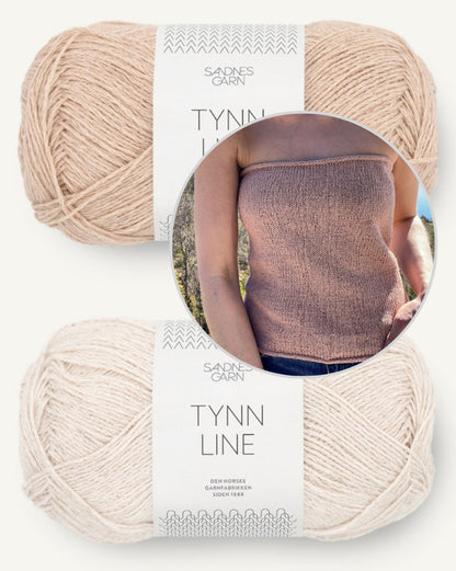 Sandy Top von Secondknit mit Tynn Line von Sandnes Garn 7