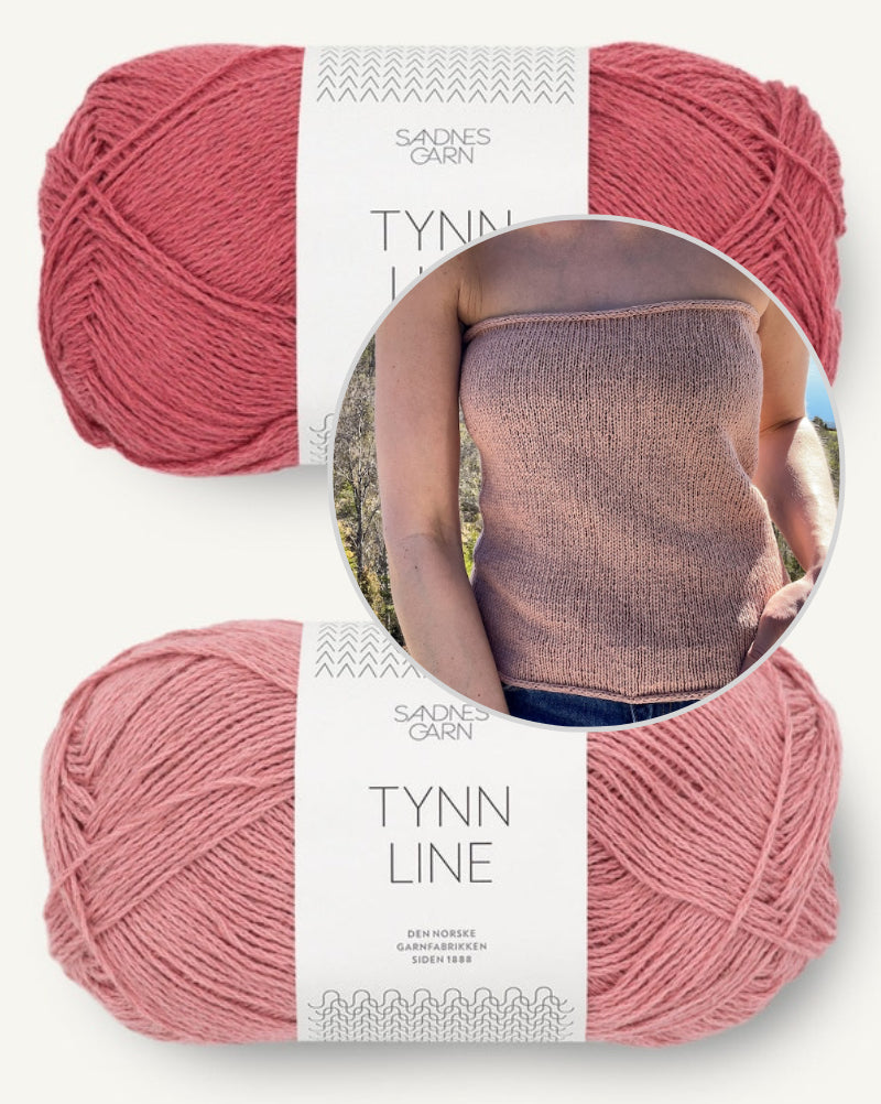 Sandy Top von Secondknit mit Tynn Line von Sandnes Garn 9