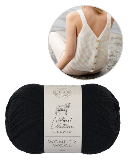 Sara Top von Novita mit Wonder Wool von Novita 11