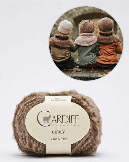 Kleinigkeitenliebe Schlupfschal Flocke mit Curly von Cardiff Cashmere 5