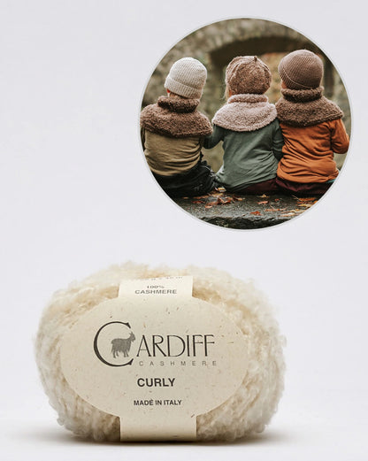 Kleinigkeitenliebe Schlupfschal Flocke mit Curly von Cardiff Cashmere 6