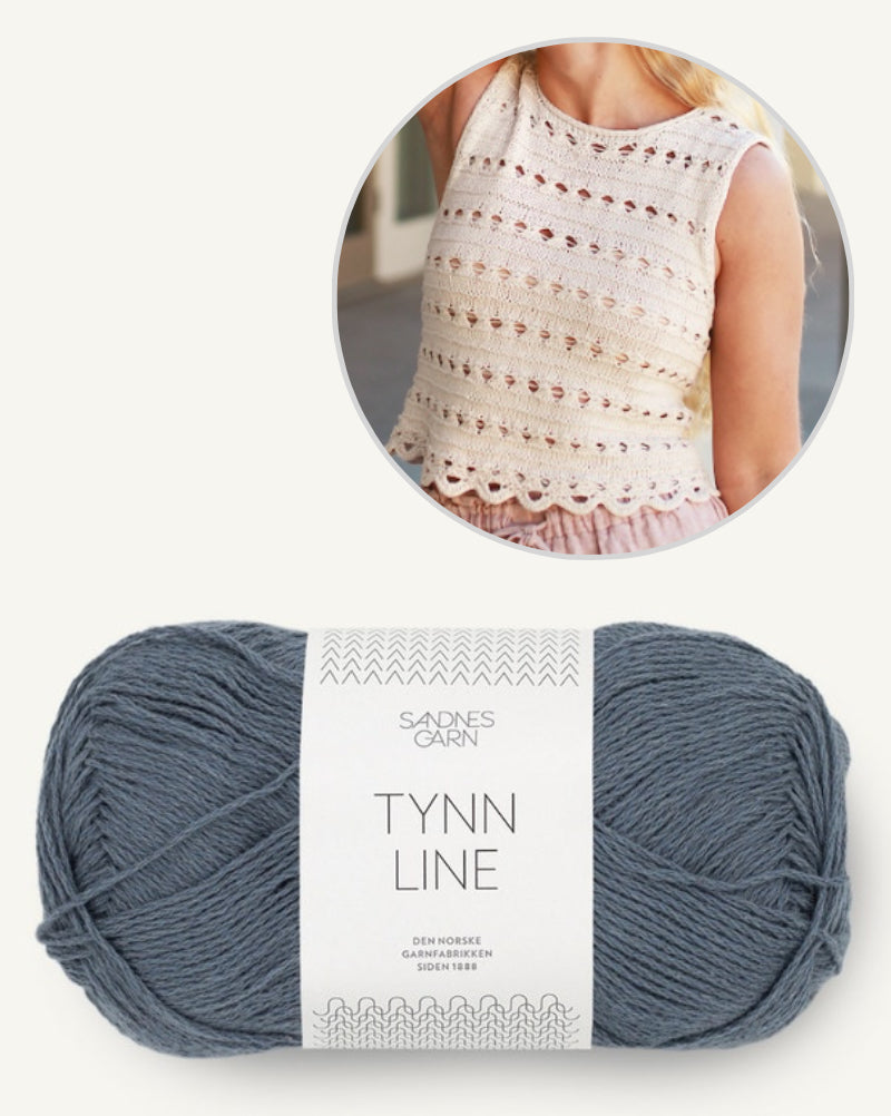 Seasalt Tank von Marzena Kolazcek mit Tynn Line von Sandnes Garn 17