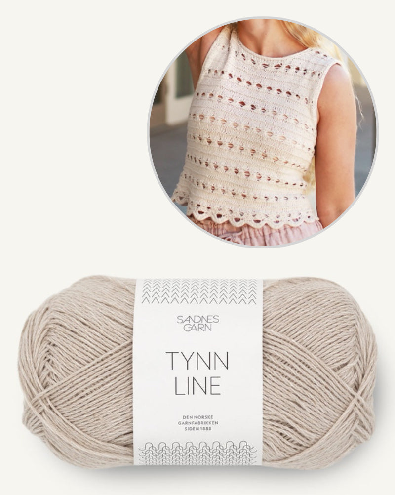 Seasalt Tank von Marzena Kolazcek mit Tynn Line von Sandnes Garn 13