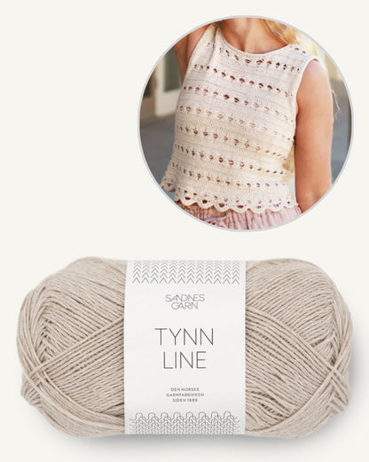 Seasalt Tank von Marzena Kolazcek mit Tynn Line von Sandnes Garn 13