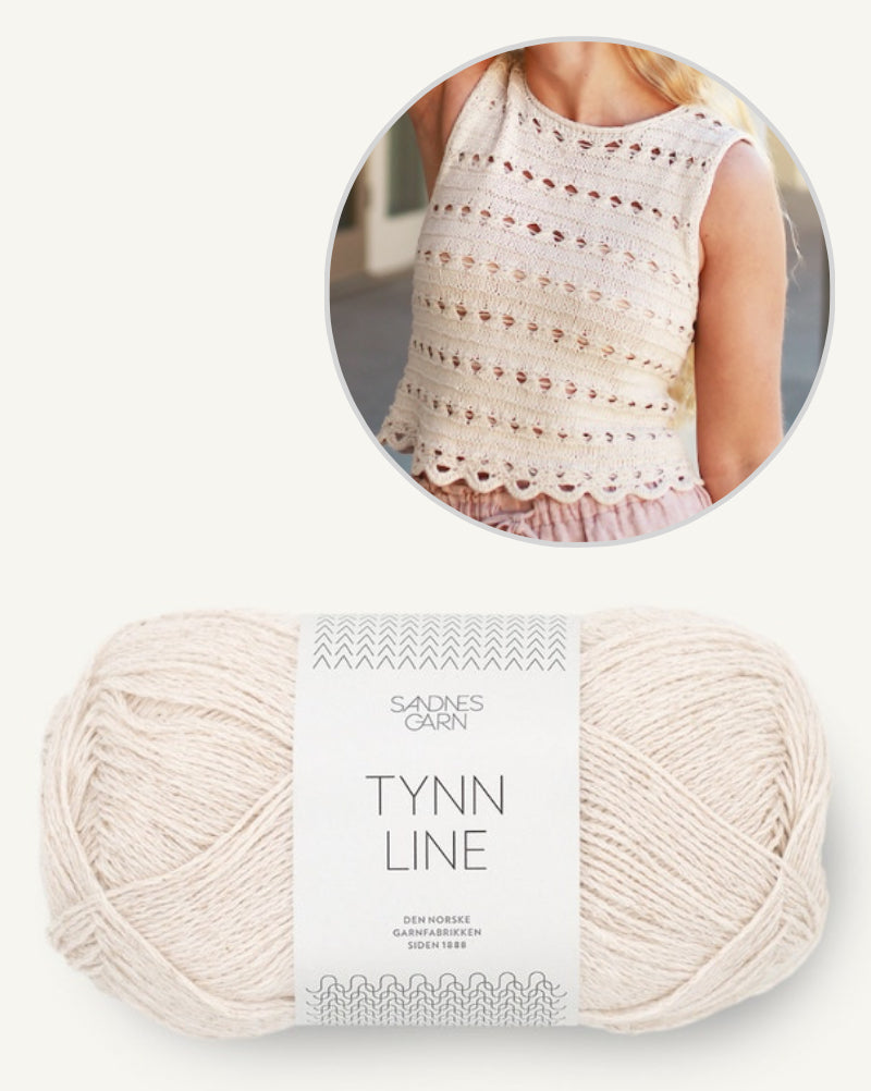 Seasalt Tank von Marzena Kolazcek mit Tynn Line von Sandnes Garn 11