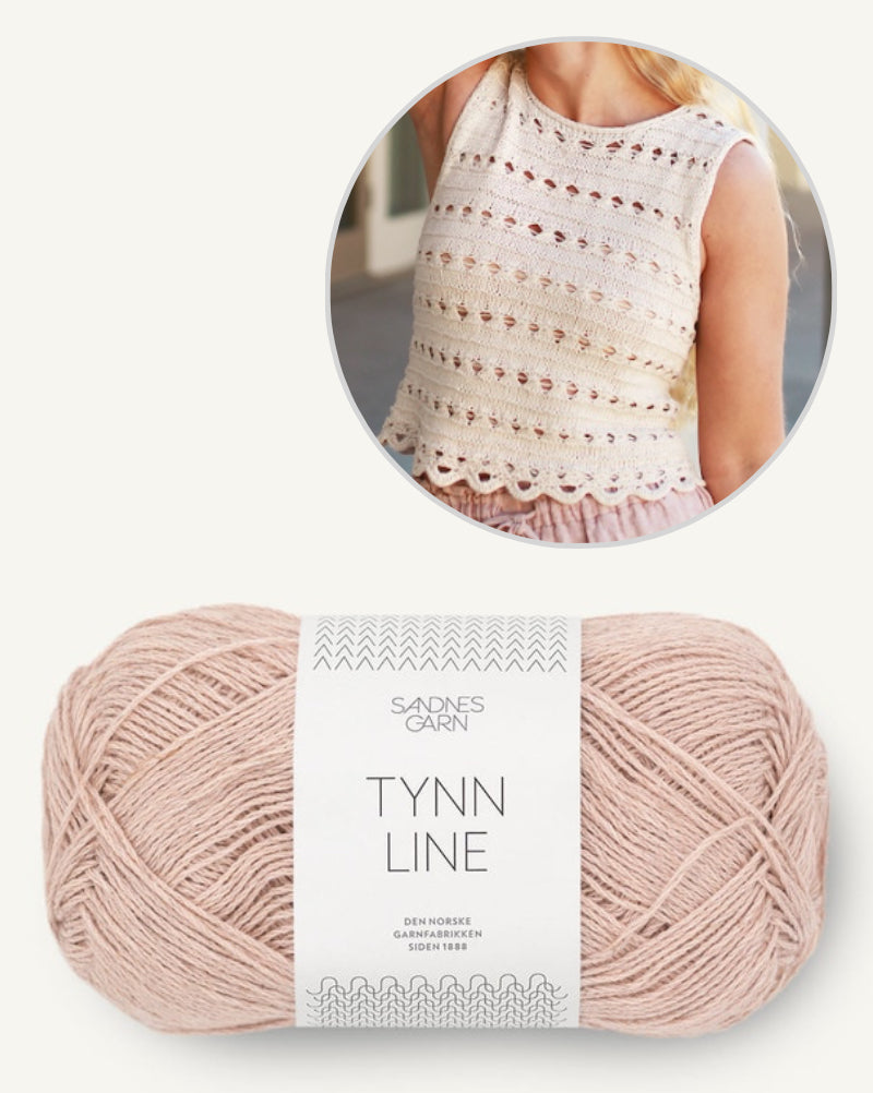 Seasalt Tank von Marzena Kolazcek mit Tynn Line von Sandnes Garn 15