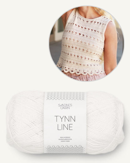 Seasalt Tank von Marzena Kolazcek mit Tynn Line von Sandnes Garn 12