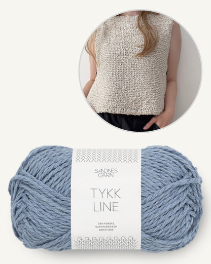 Sephia Top von Aegyoknit mit Tykk Line von Sandnes Garn 13