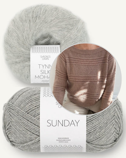 Sheerline Blouse von cozyknits mit Sunday und Tynn Silk Mohair von Sandnes Garn 9