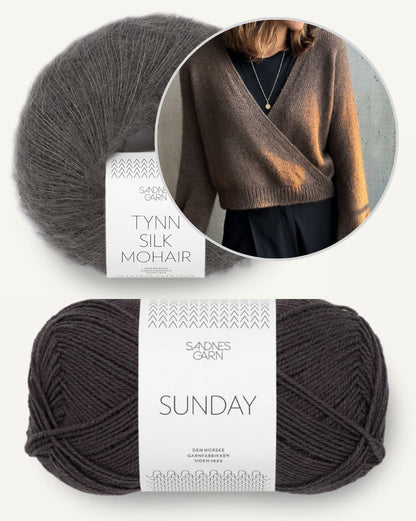 Paula-m Sofie Sweater mit Sunday und Tynn Silk von Sandnes Garn 15