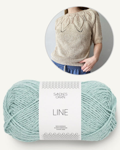 Leknit Sommer Dahlia mit Line von Sandnes Garn 9