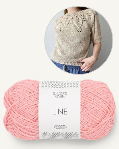 Leknit Sommer Dahlia mit Line von Sandnes Garn 6