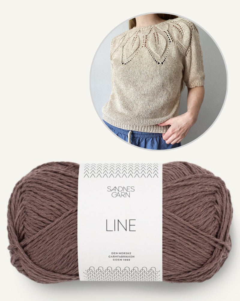 Leknit Sommer Dahlia mit Line von Sandnes Garn 5