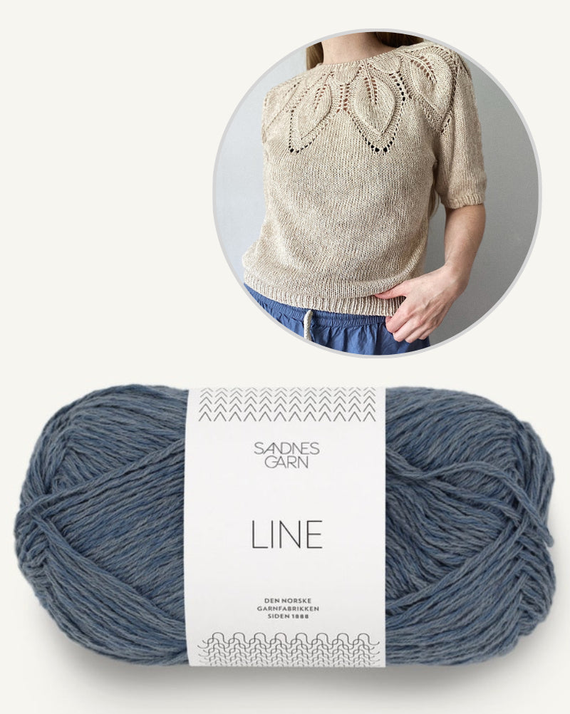 Leknit Sommer Dahlia mit Line von Sandnes Garn 10