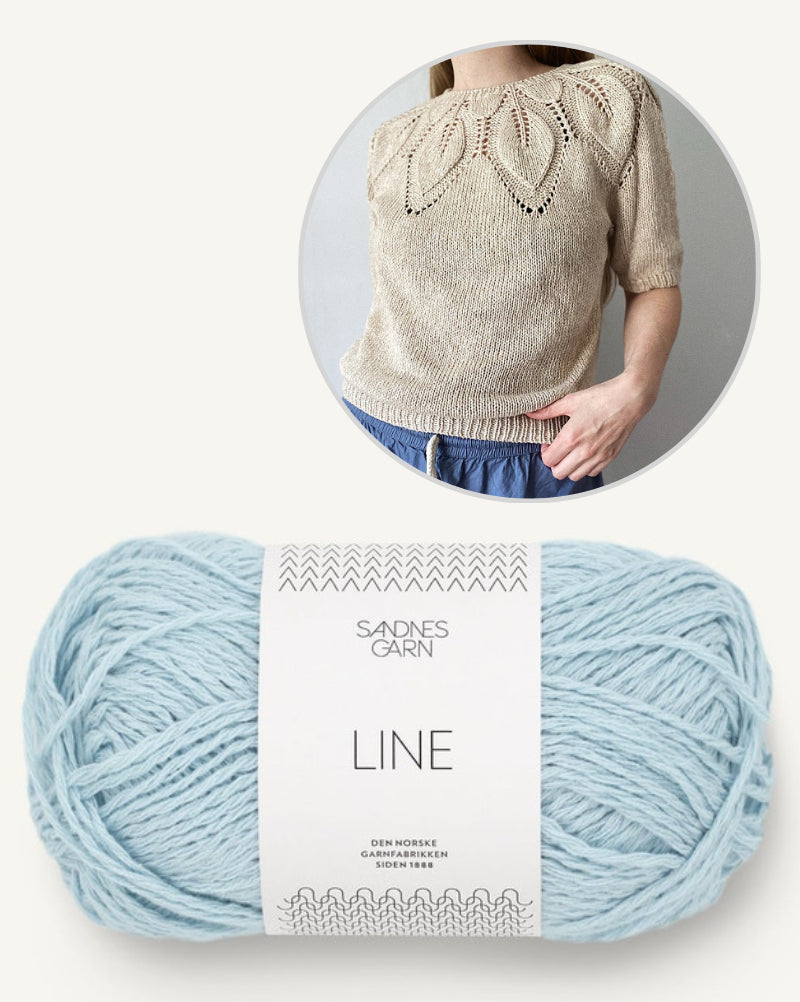 Leknit Sommer Dahlia mit Line von Sandnes Garn 8