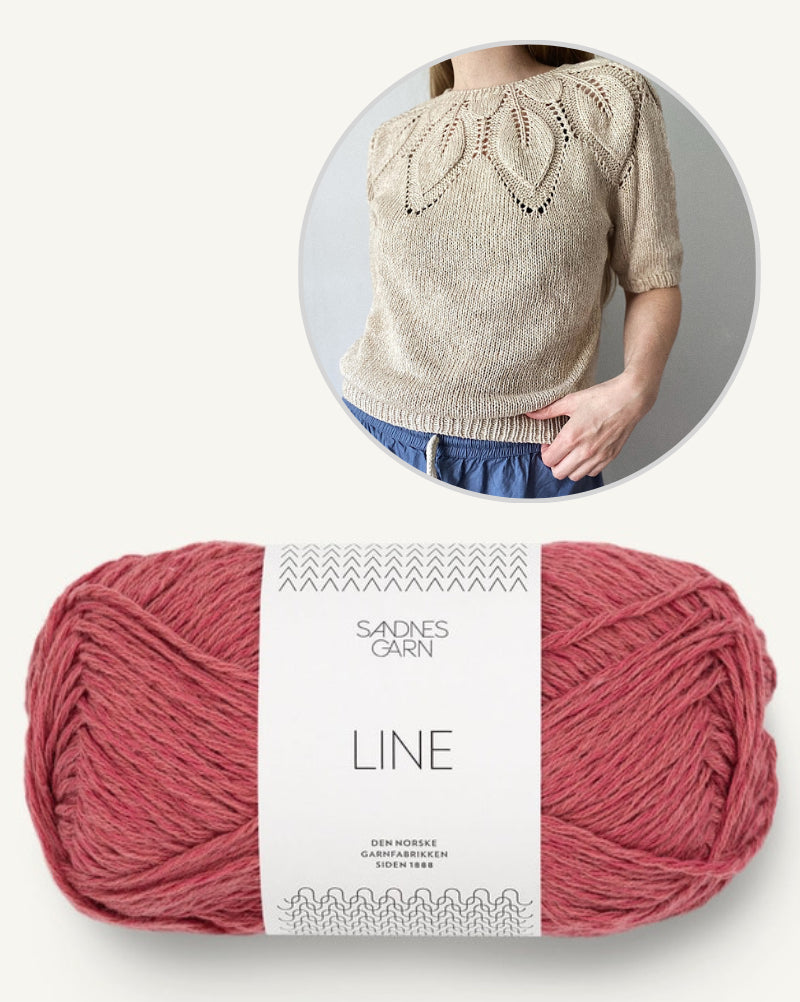 Leknit Sommer Dahlia mit Line von Sandnes Garn 7