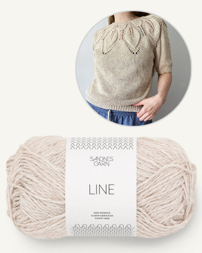 Leknit Sommer Dahlia mit Line von Sandnes Garn 3