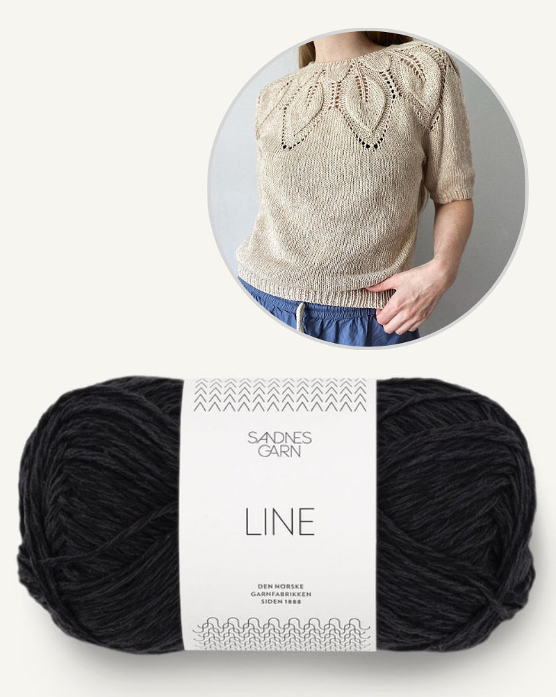 Leknit Sommer Dahlia mit Line von Sandnes Garn 4