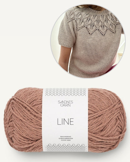 LeKnit Sommer Ella Shirt mit Line von Sandnes Garn 7