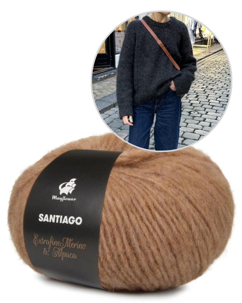 Sonja Sweater von PetiteKnit mit Santiago von Mayflower Denmark 17