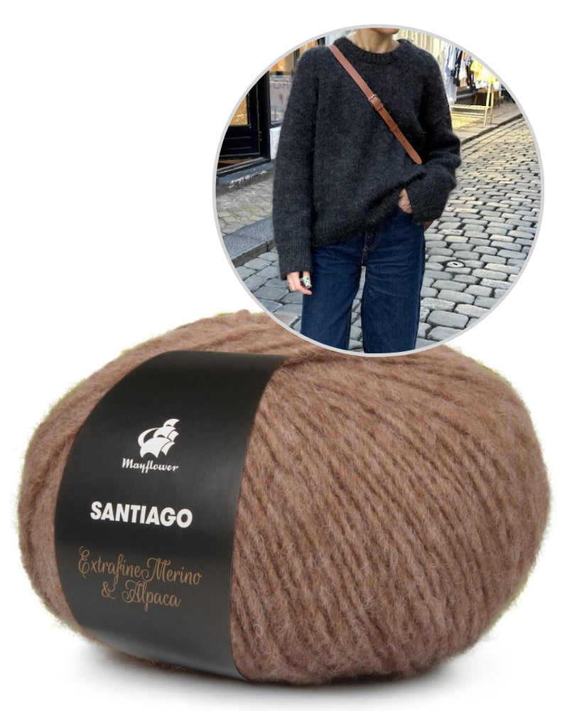 Sonja Sweater von PetiteKnit mit Santiago von Mayflower Denmark 14