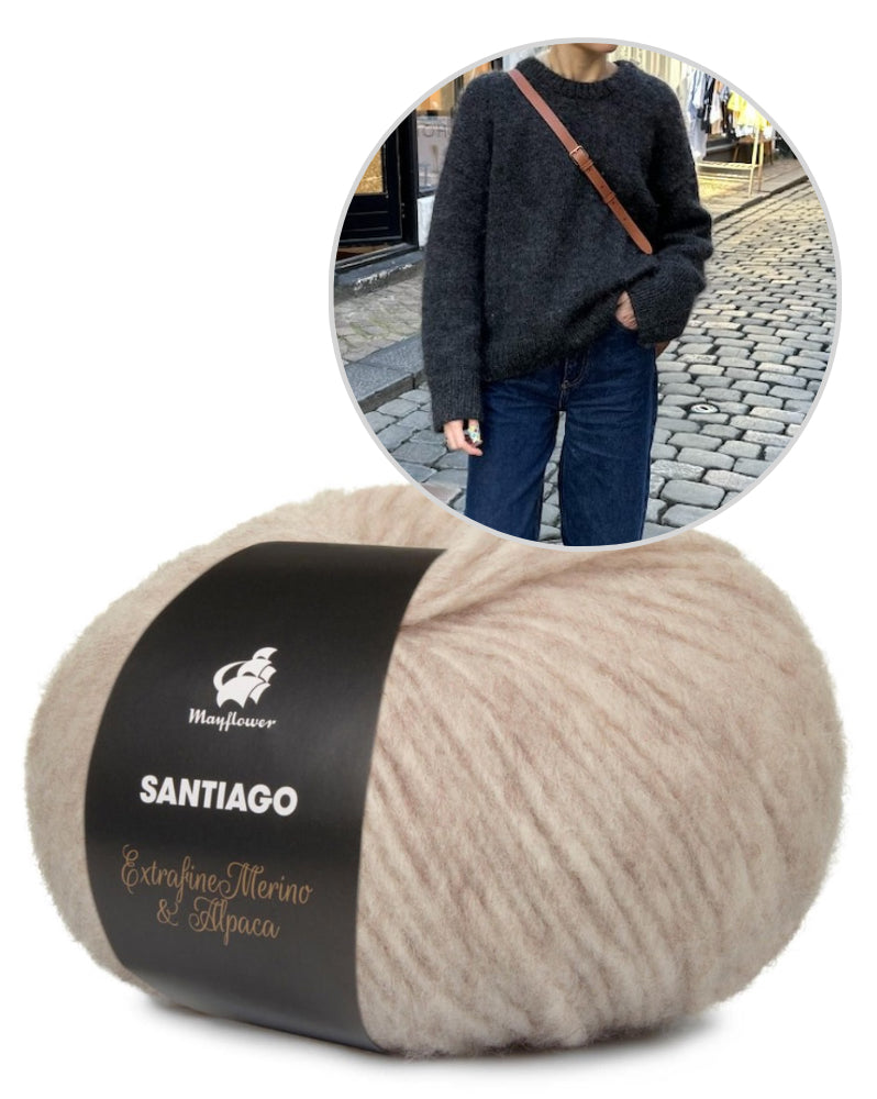 Sonja Sweater von PetiteKnit mit Santiago von Mayflower Denmark 12