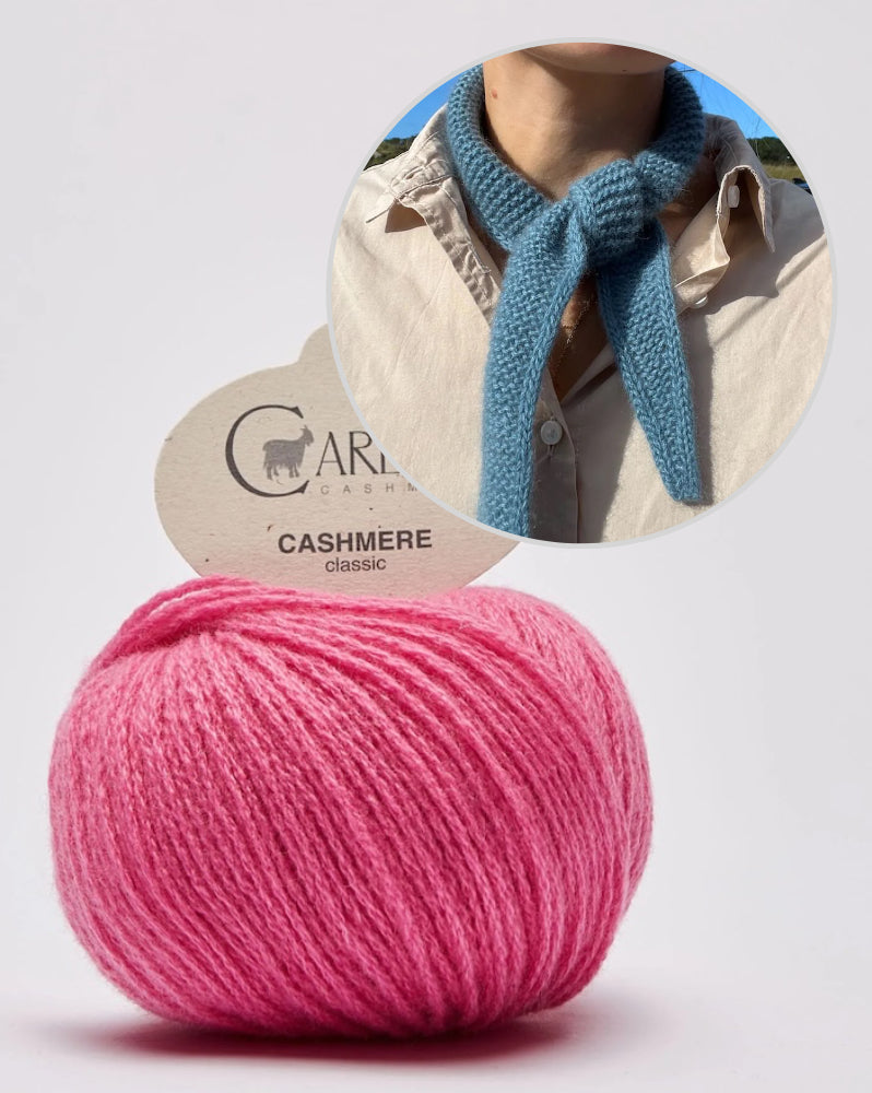 PetiteKnit Sophie Scarf mit Cardiff Cashmere Classic 25