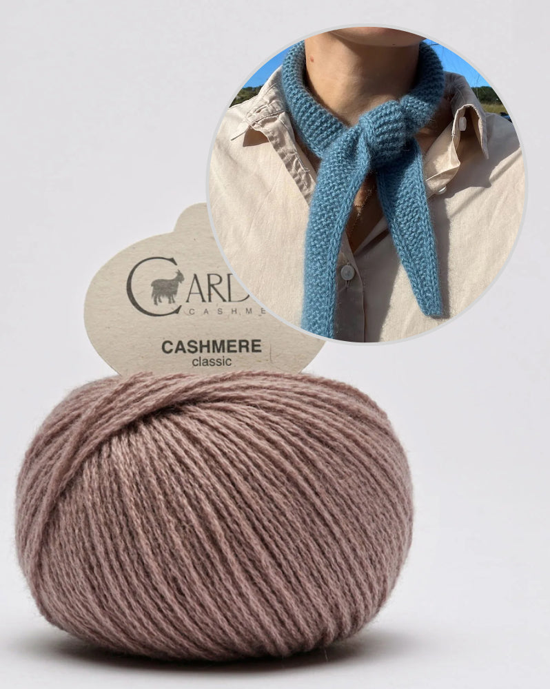 PetiteKnit Sophie Scarf mit Cardiff Cashmere Classic 26