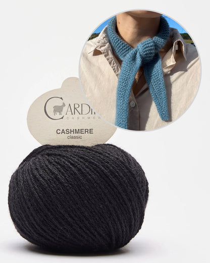 PetiteKnit Sophie Scarf mit Cardiff Cashmere Classic 28