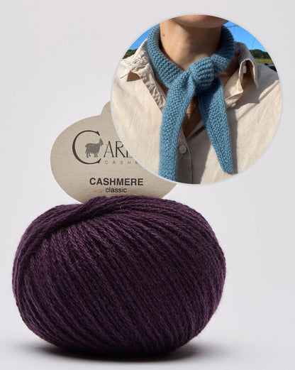 PetiteKnit Sophie Scarf mit Cardiff Cashmere Classic 24