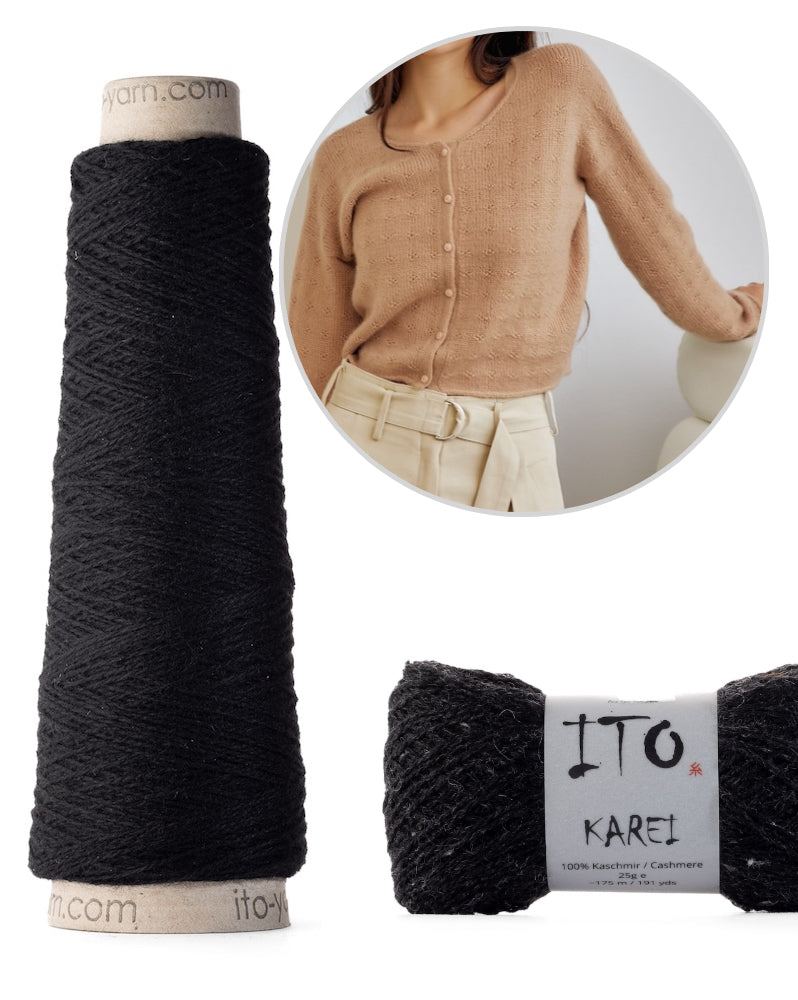 Lou Cardigan mit Karei und Kosho von ITO Yarn 10