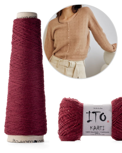 Lou Cardigan mit Karei und Kosho von ITO Yarn 8