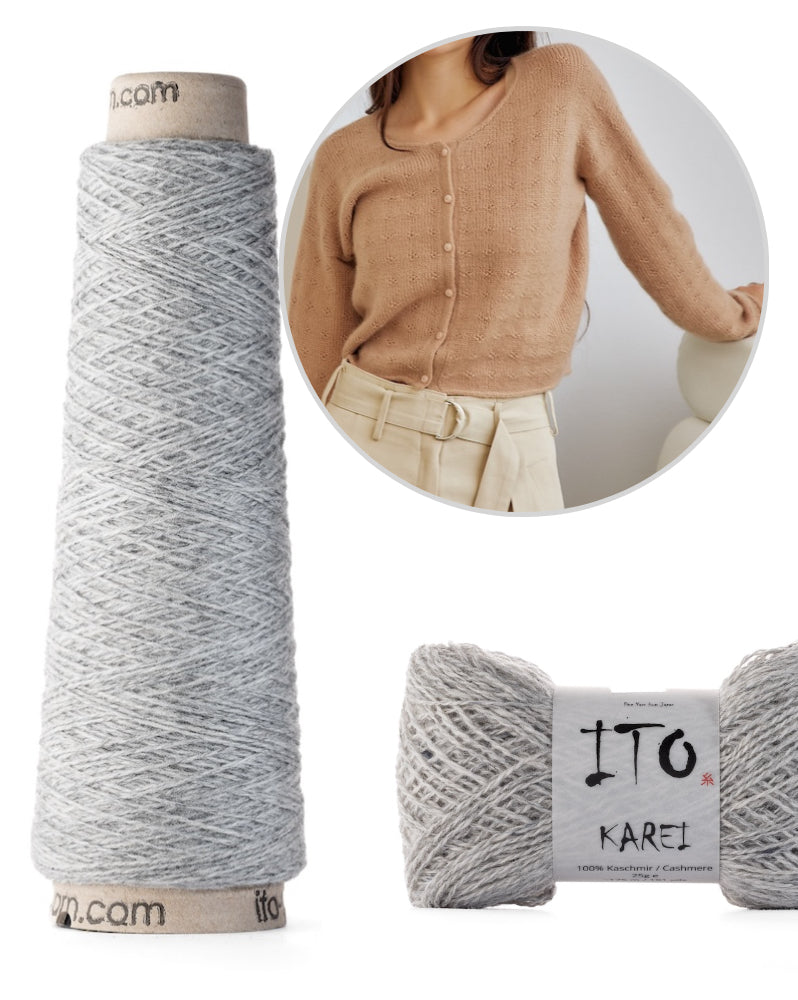 Lou Cardigan mit Karei und Kosho von ITO Yarn 7