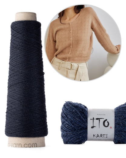 Lou Cardigan mit Karei und Kosho von ITO Yarn 9