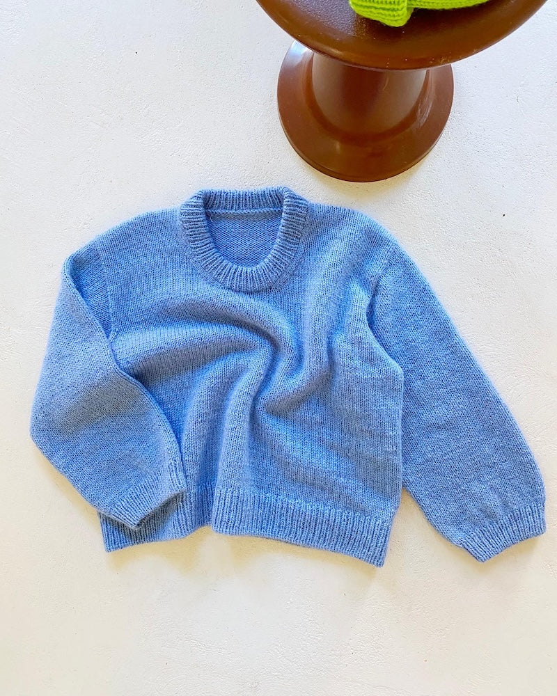 Crew Sweater von Spektakelstrik mit Peer Gynt und Tynn Silk Mohair von Sandnes Garn 2