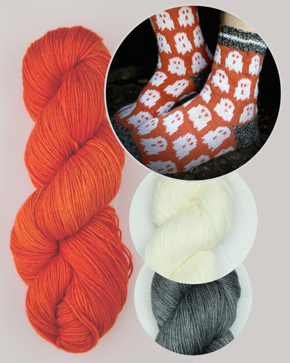 Spooky Socks von Stone Knits mit Terra von Symfonie Yarns 5