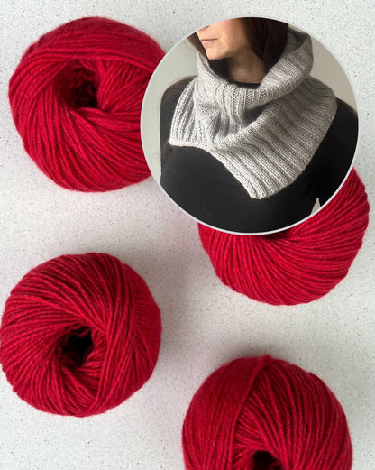 Rib Welt Cowl von Sweaterfreak mit Cashmere Charis von Pascuali 9