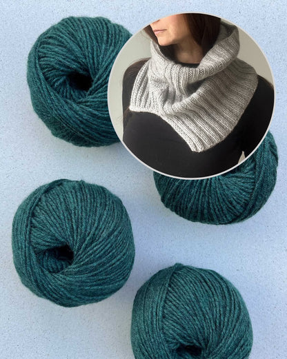 Rib Welt Cowl von Sweaterfreak mit Cashmere Charis von Pascuali 13