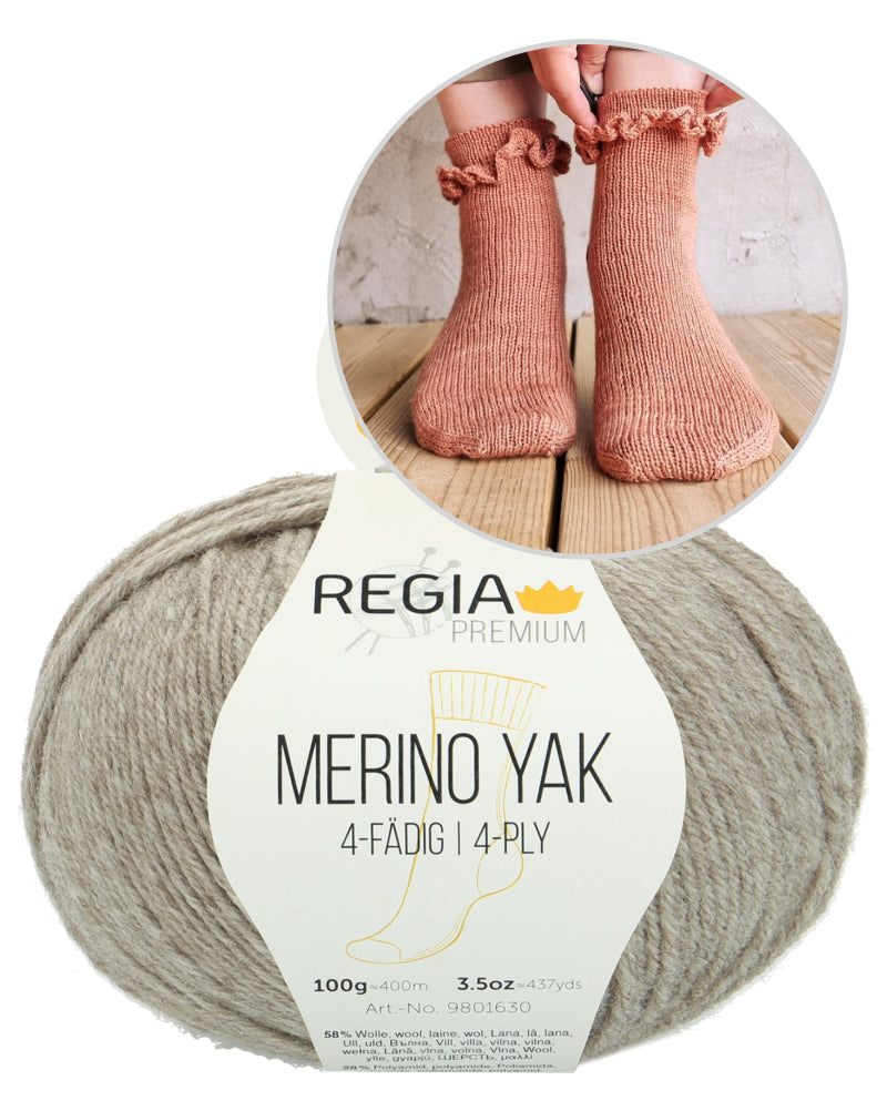 Summer Girl Socks von Sari Nordlund mit Merino Yak von Regia Premium 11