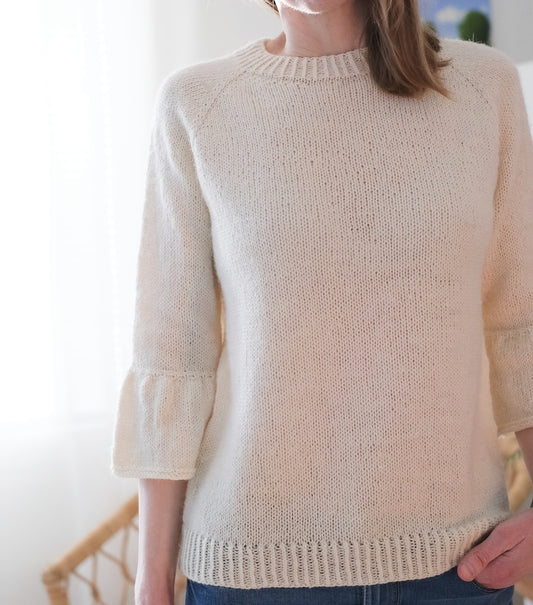 Suviknits Spring Flower Sweater mit Nalle von Novita 1