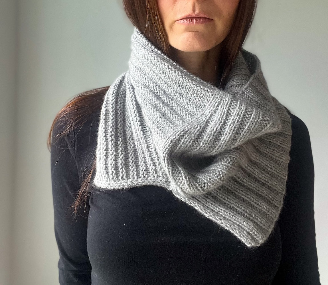 Rib Welt Cowl von Sweaterfreak mit Cashmere Charis von Pascuali 3